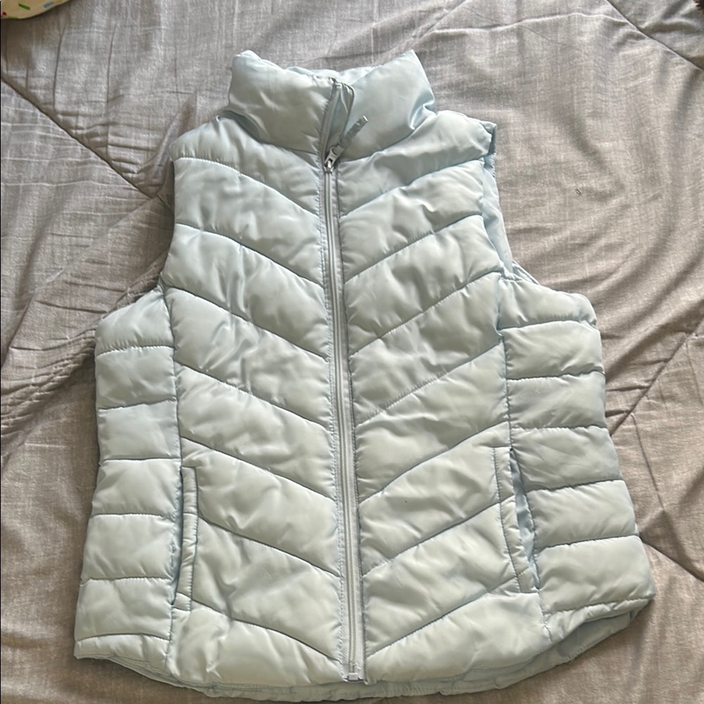 Light Blue Puffer Vest